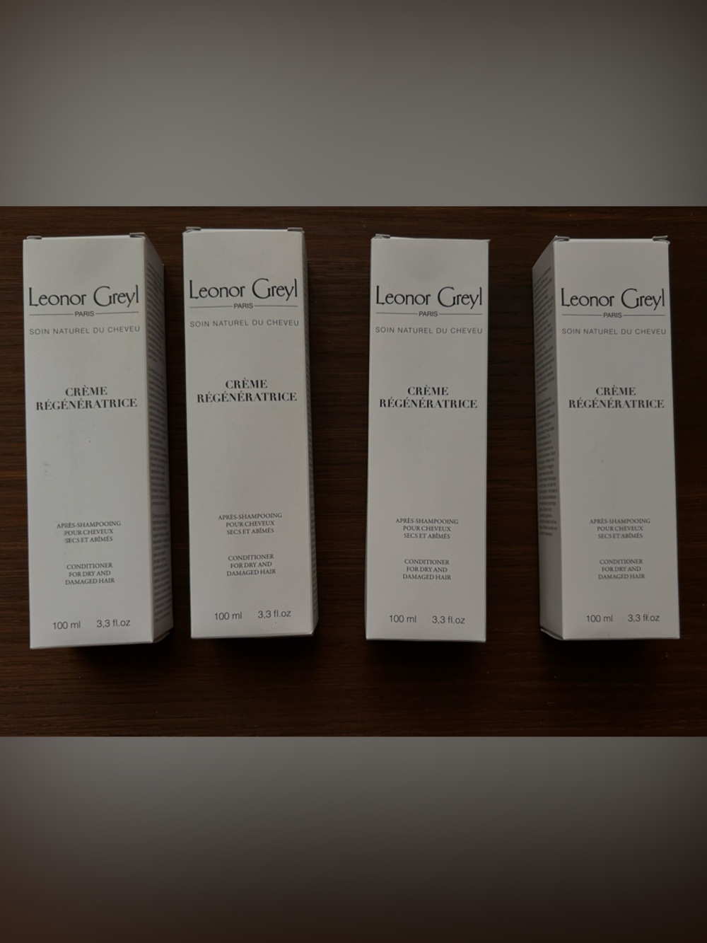New- Lot of 4 Leonor Greyl Crème Régénératrice Conditioners